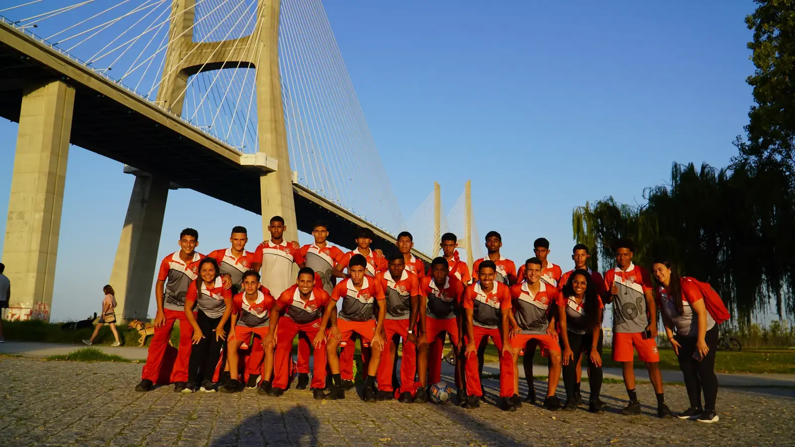 Atletas da ACF em Lisboa, no Portugal Legal